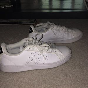 Adidas neo cloudfoam shoes. White